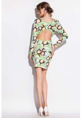 Stone Chic Cut-Out Back Mini Dress – Candy Color Vibes